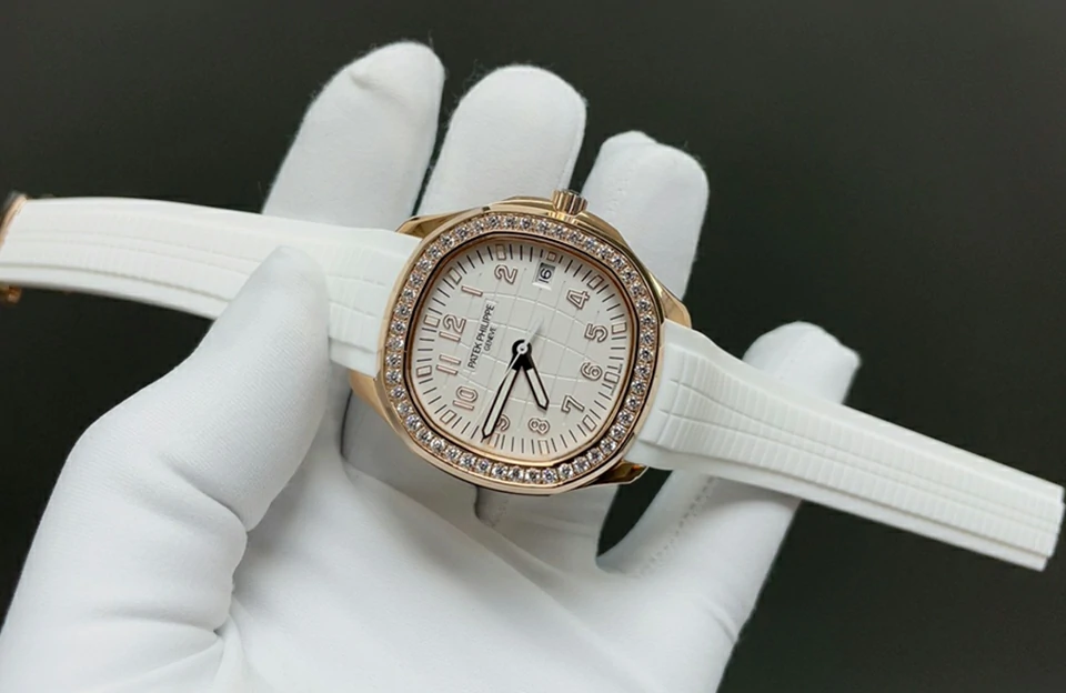 GR廠復刻百達翡麗女錶白色 AQUANAUT 5268/200R-001 主圖片
