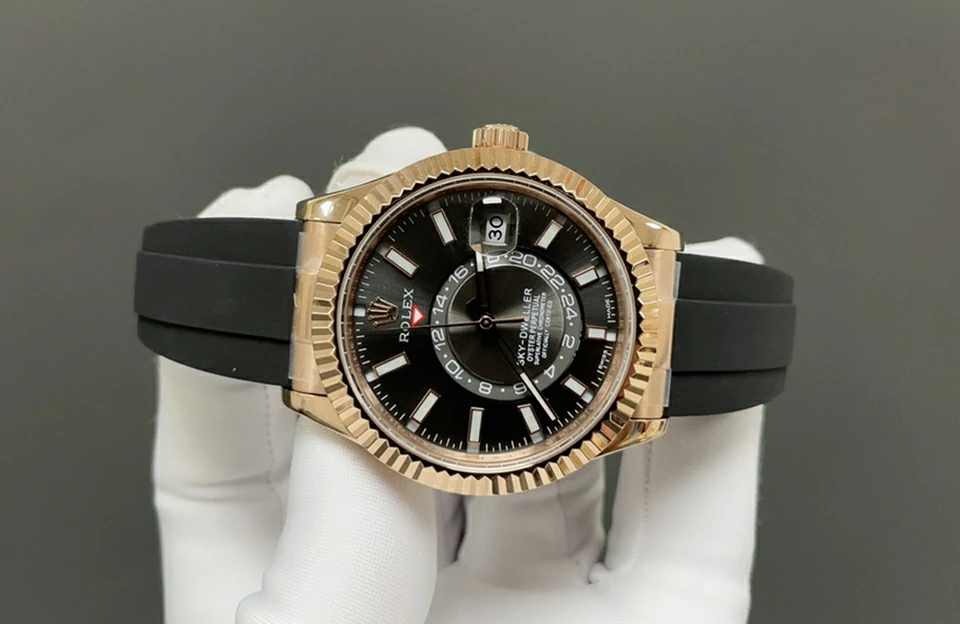 FH廠復刻玫瑰金勞力士​​​ Sky-Dweller m326235-0006 主圖片